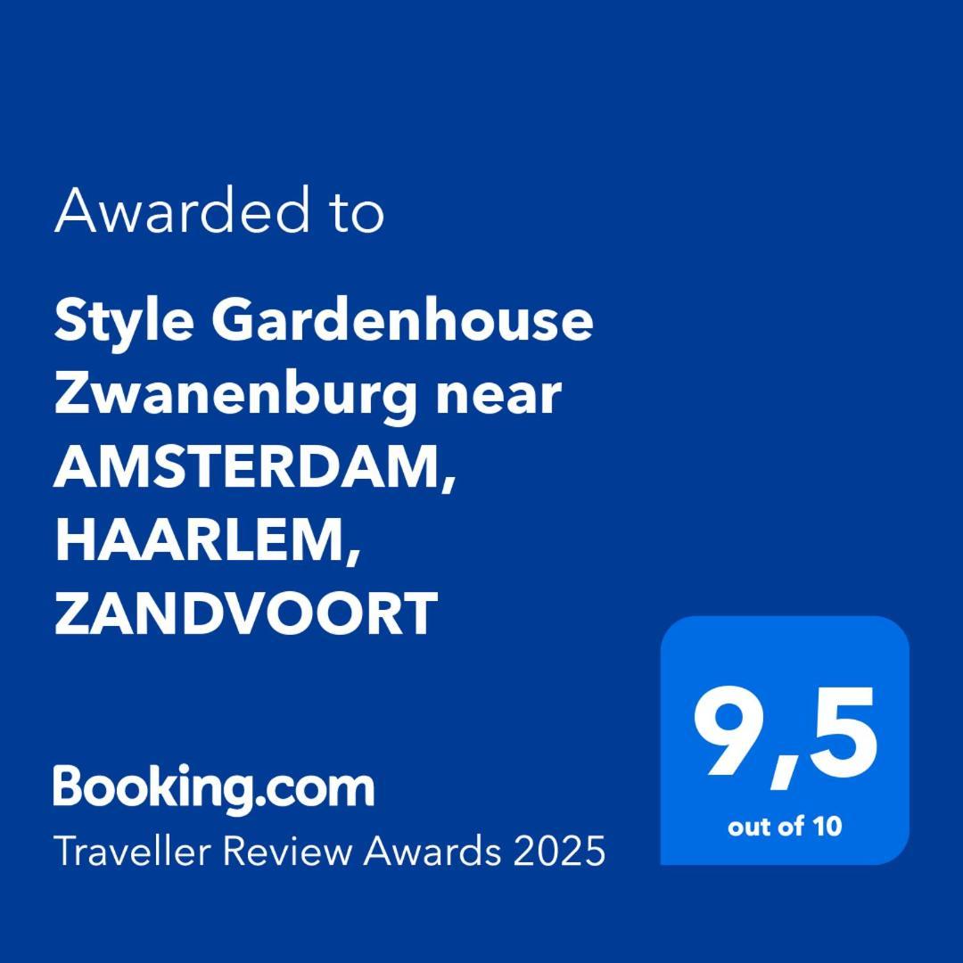 Style Gardenhouse Zwanenburg Near Amsterdam, Haarlem, Zandvoort Exteriör bild